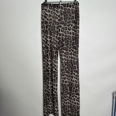 Leopard-Print-Mesh-Hose
