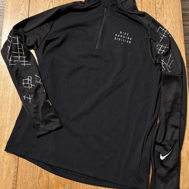 Nike Running Division haut zippé noir