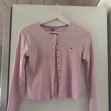 Tommy Jeans Langarmshirt – Rosa, Gr. M 