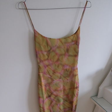 Robe longue dos nus Bershka 