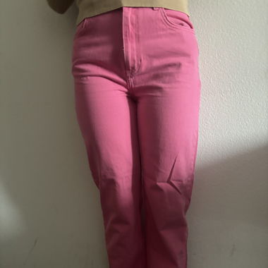 pinke jeans