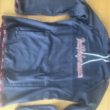 Peak Performance Kapuzenpullover grau-rot