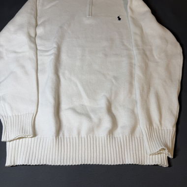 Polo Ralph Lauren Halbzip-Pullover Weiss L