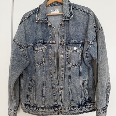 Oversize Jeansjacke Grösse S