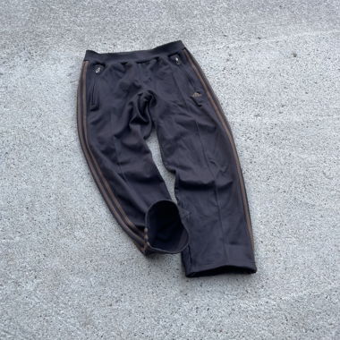 Pantalon de sport noir avec rayures, S