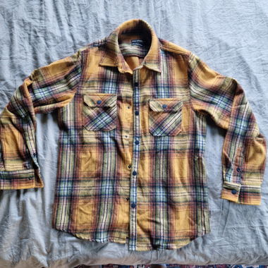 Karierte Flanellhemd-Jacke