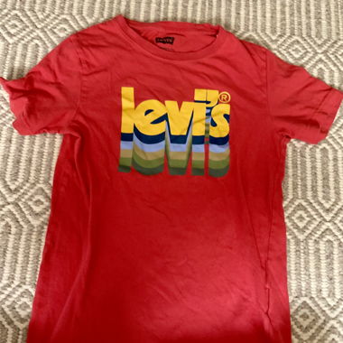 T-Shirt Ragazzi Levi's Rosso Graphic Taglia 152, 12 anni