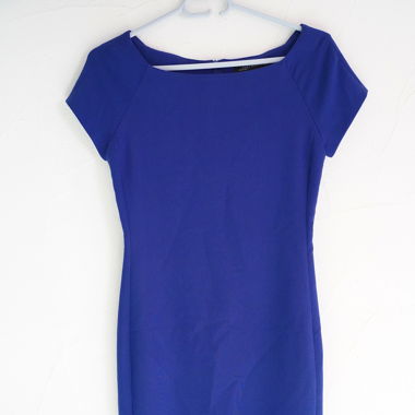 ZARA - robe crayon bleue - neuve