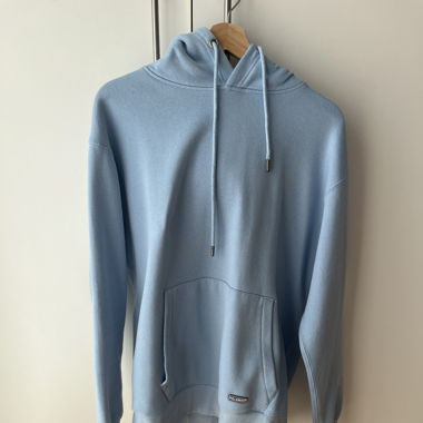 Blauer Hoddie