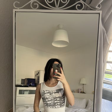 y2k eyes sleeveless top