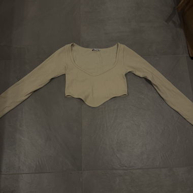Zara Beige Cropped Top