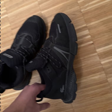 Black Lacoste Sports Shoes