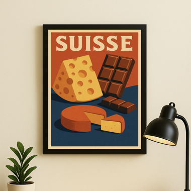 Cadre Photo Affiche suisse A4