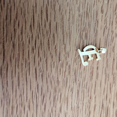 Gold E Charms 14k