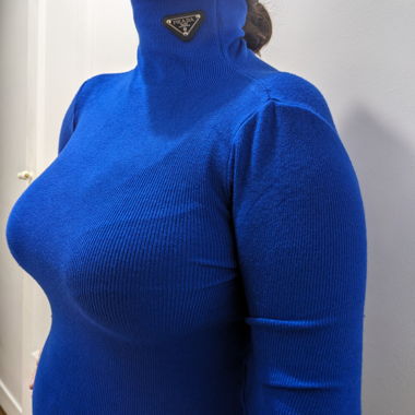 Pull col roulé Prada