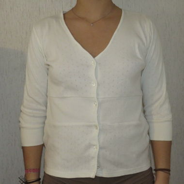 Cardigan blanc 