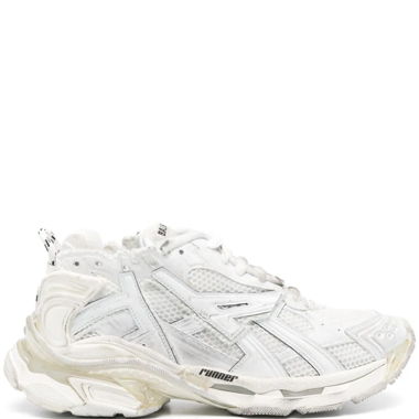 Weisse Runner Sneakers