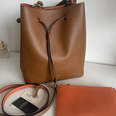 Ralph Lauren borsa a sacco Debby cognac