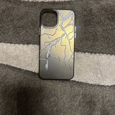 Phone Case with Lightning Pattern