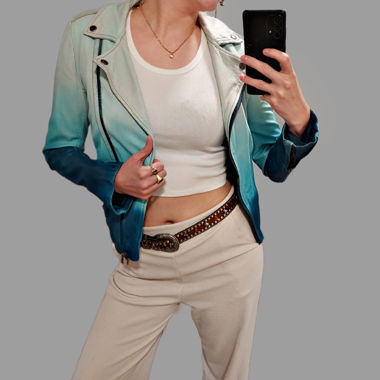 Lederjacke Muubaa Ombre