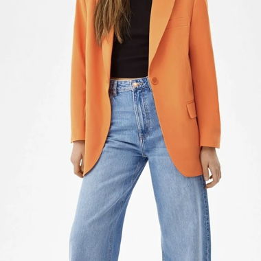 Blazer orange femme