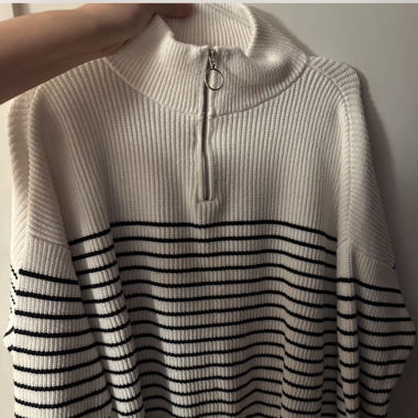 Mango pullover stripes