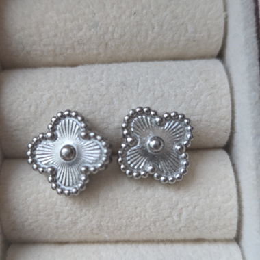 Silver-colored Stud Earrings