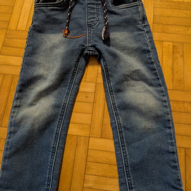 2 pantaloni bambini Jeans & velluto a coste, taglia regolabile 98