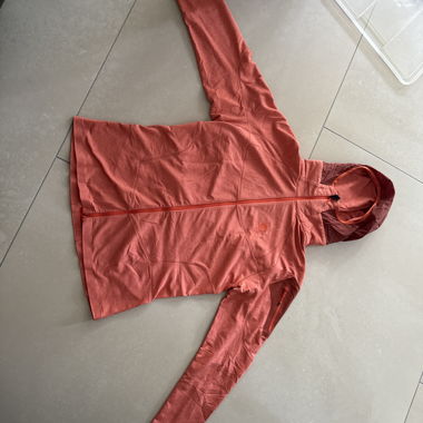 Orange Hooded Jacket