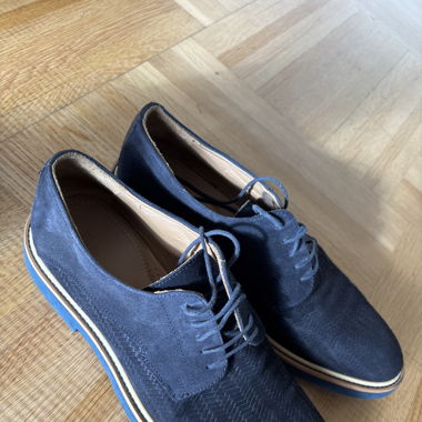 Navy Boot Schuhe, Neuwertig 