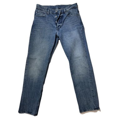 Jeans blu taglio dritto