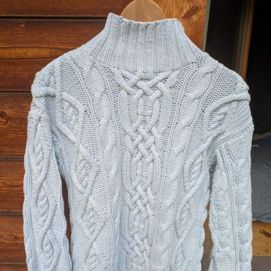 Pale blue Blanc Bleu jumper 