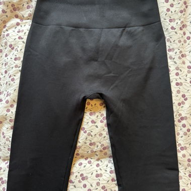 Pantaloni vita alta neri
