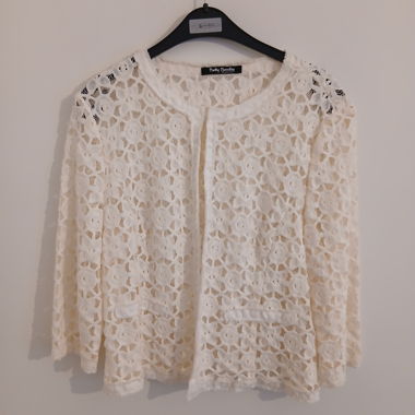 Cardigan in pizzo bianco Betty Barclay Taglia 44