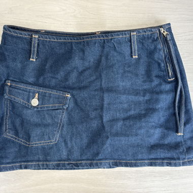 Gonna mini in denim Zara