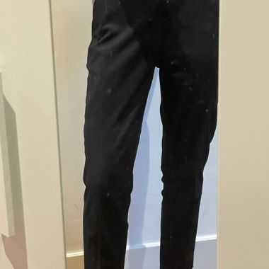 navy blue tailored trousers