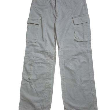 White Zara Cargo Pants Size 38