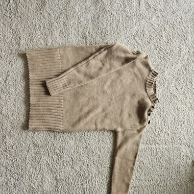 Beige Maternity Knit Sweater Size S