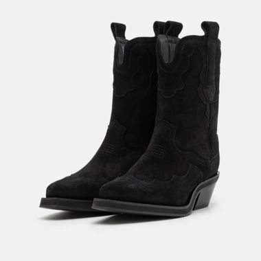 Schwarze Westernstiefel