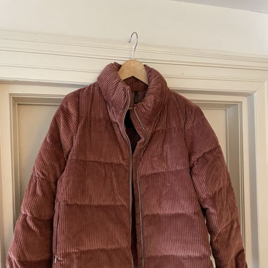 Cord Puffer Jacke Massimo Dutti