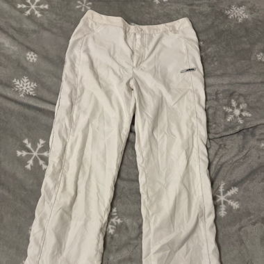 Adidas White Track Pants M