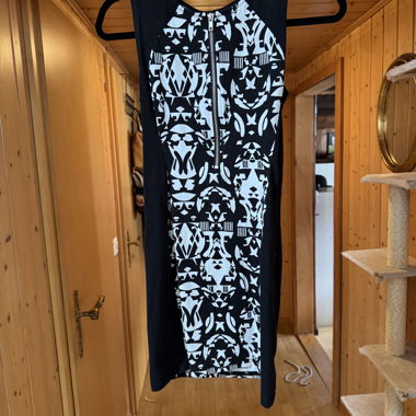 Black Dress with Pattern