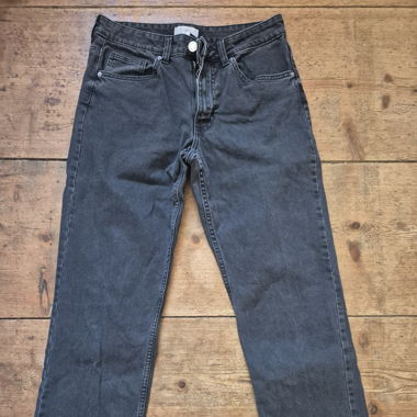 H&M High Slim Jeans schwarz 40