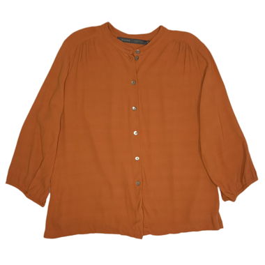 bric-a-brac - Burnt Orange Summer Blouse
