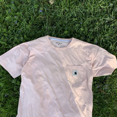 Carhartt Pocket Tee, Size M, Pastel Pink