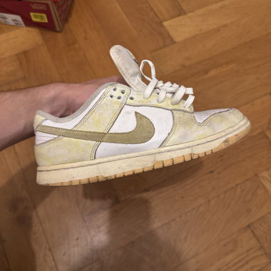 Nike Dunk White/gold