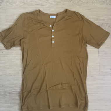 Henley-T-Shirt braun