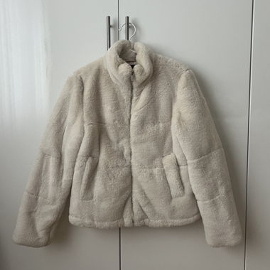Giacca Teddy beige/crema