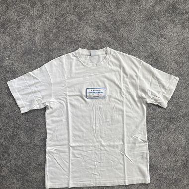 Weisses T-Shirt bestickt, Grösse S, Zara