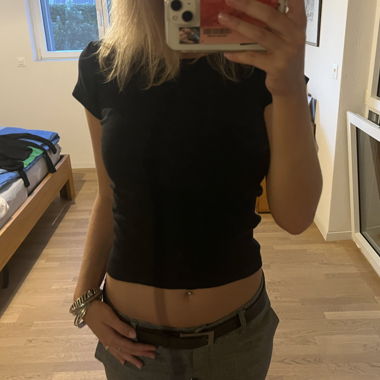 T-shirt, nero